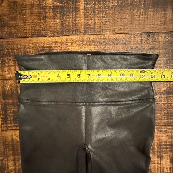 EUC - Spanx Faux Leather Leggings - Picture 7 of 8